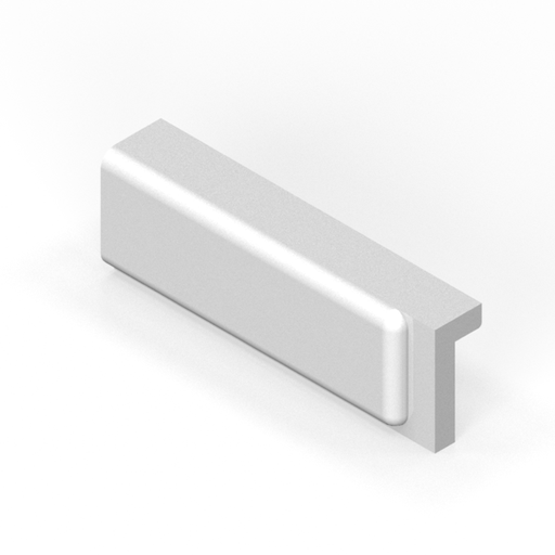 [SC26BE2R] 2" x 6" extended box cap moulding - end stop - right