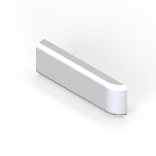 2" x 6" box cap moulding - conventional outside corner return - right