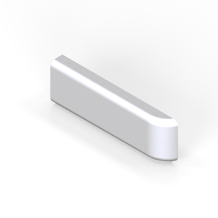 2" x 6" box cap moulding - conventional outside corner return - right