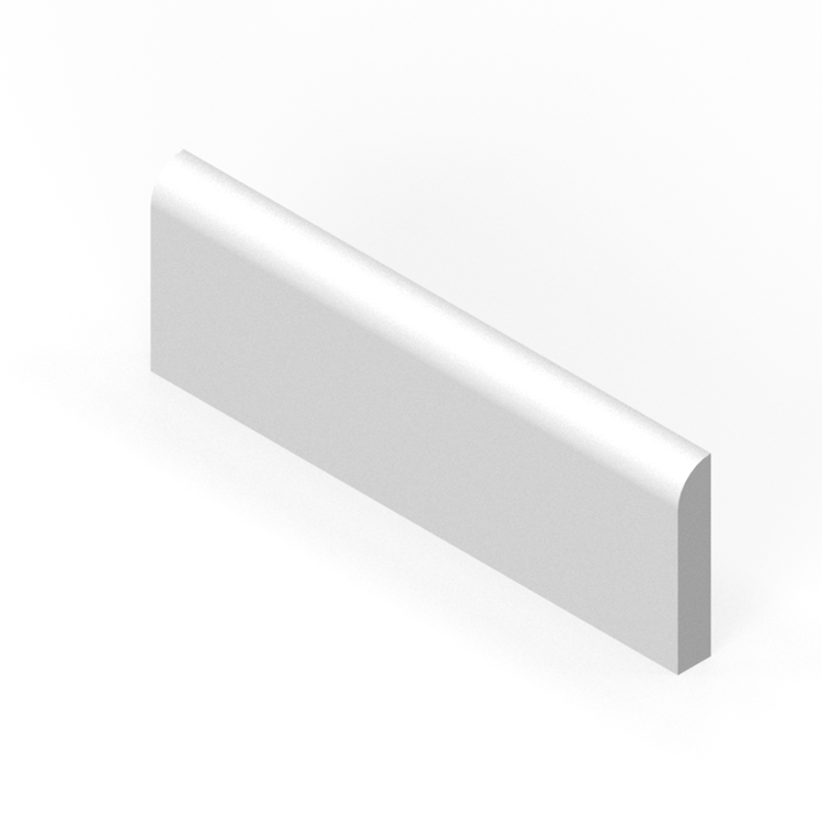 2" x 6" surface bullnose - long