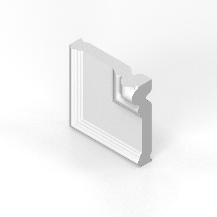 3" x 3" Victoria cap - inside frame corner