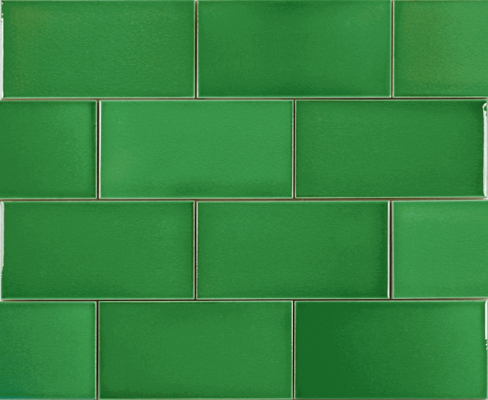 Crackle Emerald Green