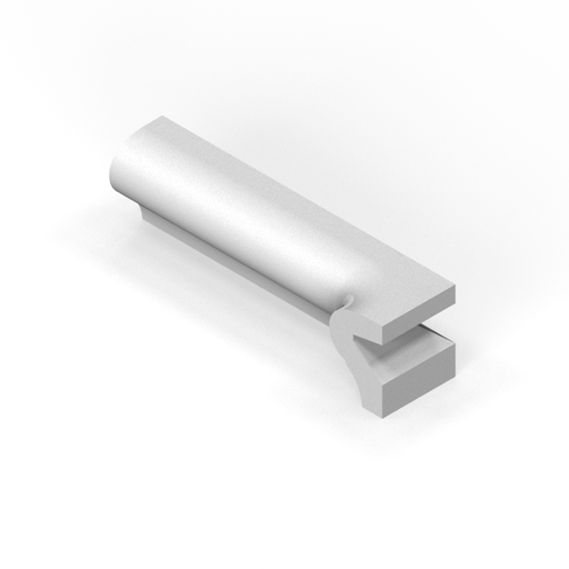 [SC16PS3R] 1-1/2" x 6" smooth top P-cap molding - inside corner cove - right