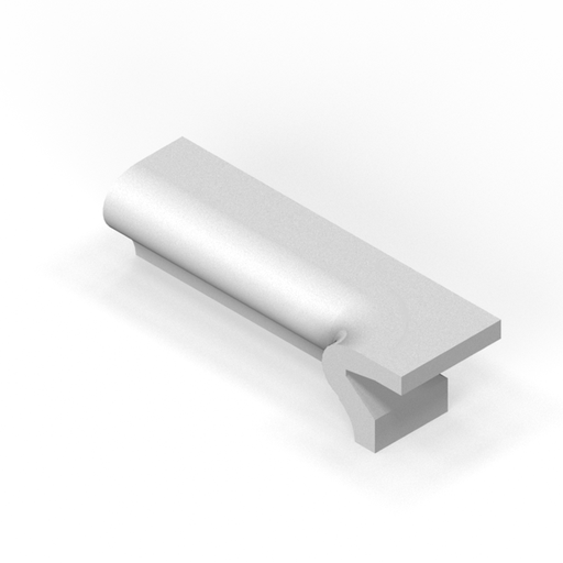 [SC16PT3R] 1-1/2" x 6" extended/smooth top P-cap molding - inside corner cove - right