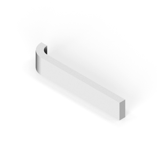 [SC16RB01] 1" x 6" radius bullnose - short trim