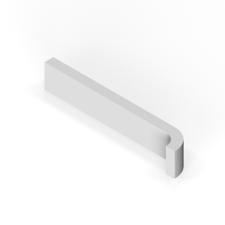 1" x 6" radius cove - short trim (Archived)