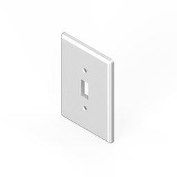 3.5&quot; x 5&quot; single standard switch cover plate