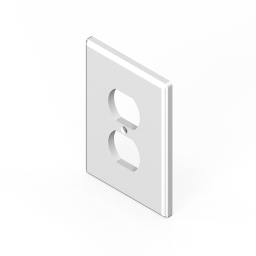 3.5" x 5" Single Duplex Outlet Cover Plate