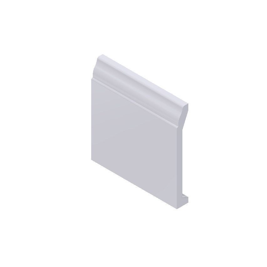 6" x 6" Roman Base Moulding