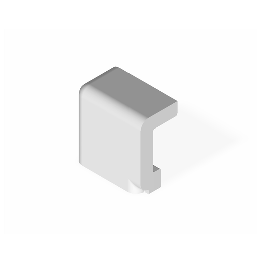 [SC22BE07] 2" x 2" extended box cap moulding - frame outside corner