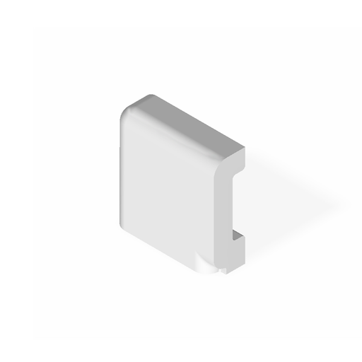 [SC22BX07] 2" x 2" box cap moulding - frame outside corner