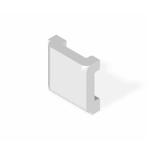 [SC22BX08] 2" x 2" box cap moulding - frame inside corner