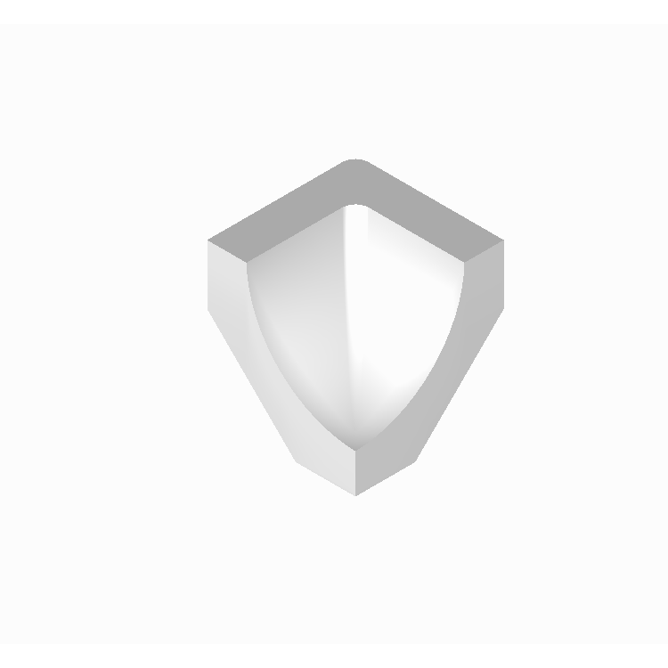 2" x 2" Ellis cove base inside corner zero radius Subway Ceramics