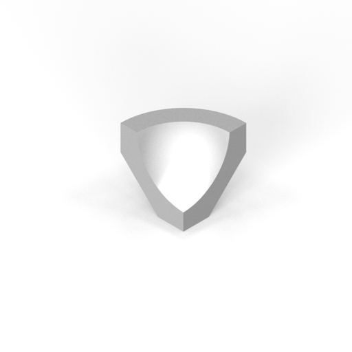 [SC22EC04] 2" x 2" Ellis cove base - inside corner - large radius