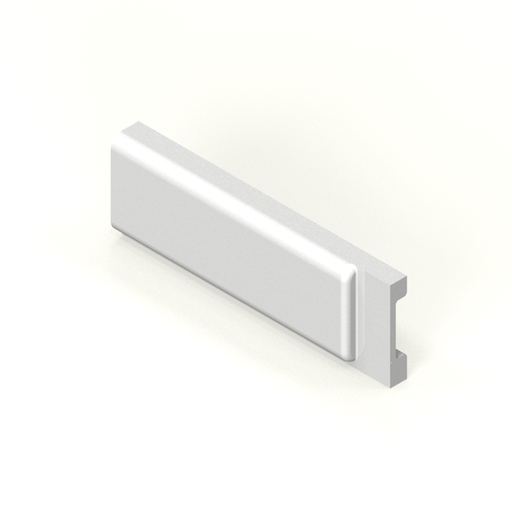 [SC26BX2R] 2" x 6" box cap moulding - end stop - right