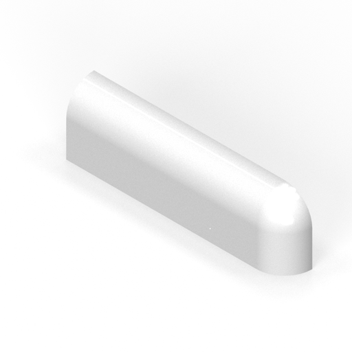 [SC26RD62] 2" x 6" mud cap outside & radius down corner - right