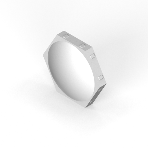 [SC33HD00] 2-3/4" hex dome field tile