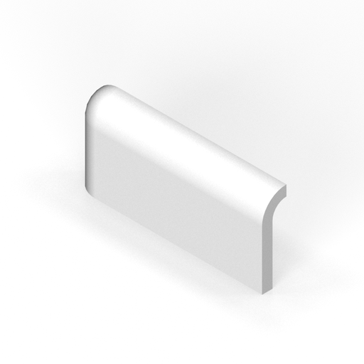 [SC36RD36] 3" x 6" radius down corner - left