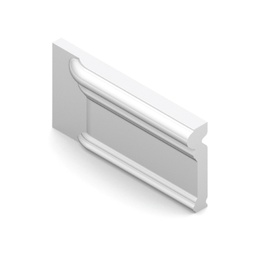 3&quot; x 6&quot; Victoria cap - end stop left