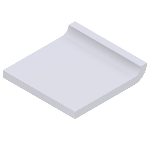 [SC44CB00] 4-1/4" x 4-1/4" sanitary cove base