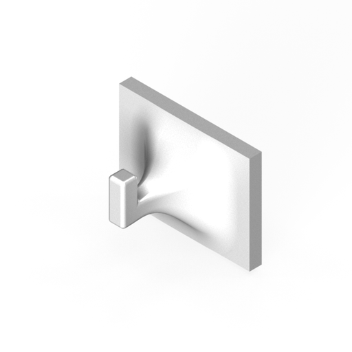 [SC44RH00] 4-1/4" x 4-1/4" robe hook
