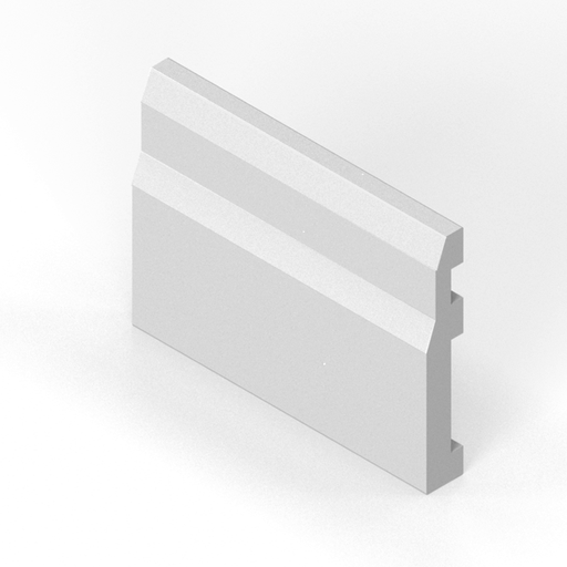 [SC46BB00] 4-3/8” x 6” bevel base molding