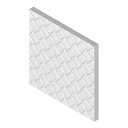 6&quot; x 6&quot; basketweave field/border
