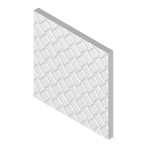 [SC66BW00] 6" x 6" basketweave field/border