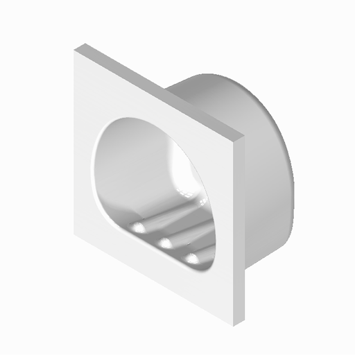 [SC66SD00] 6" x 6" recessed soap dish