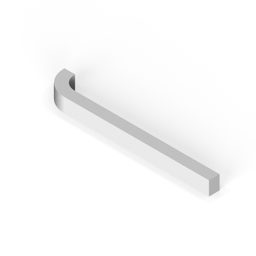 [SC06RB00] 1/2" x 6" radius bullnose - short trim