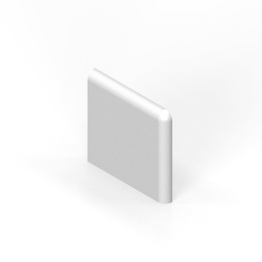 [SC44DB44] 4-1/4" x 4-1/4" downcorner bullnose