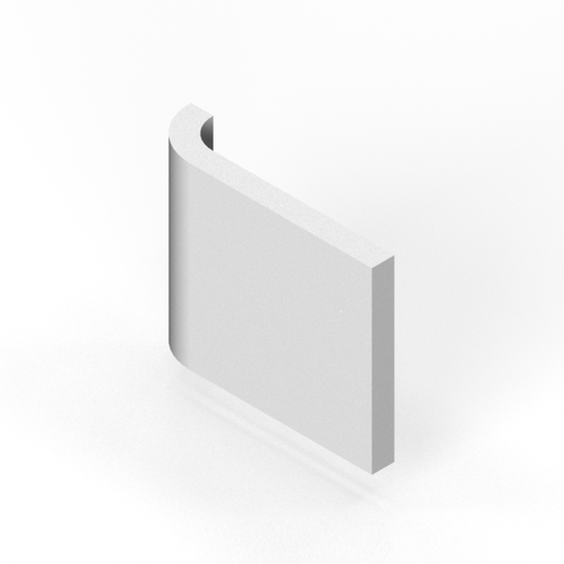 [SC33RB03] 3" x 3-3/4" radius bullnose