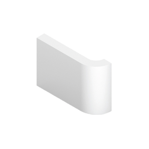 [SC22RB02] 2" x 2-7/8" radius bullnose - short
