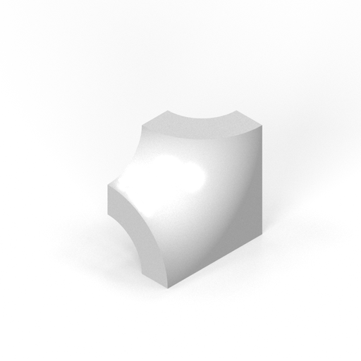 [SC00QR02] quarter round - inside corner