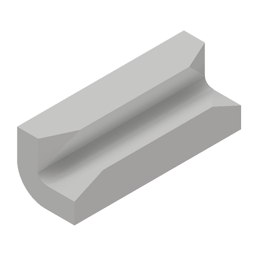 [SC03BC00] 3" bevel inside corner cove