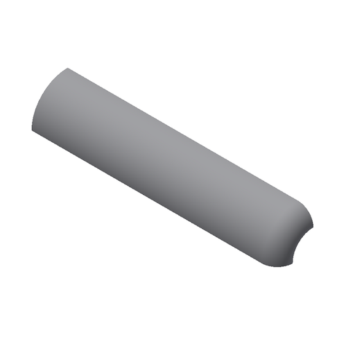 [SC06QR02] 6" bullnose Quarter Round [for use with surface trim]