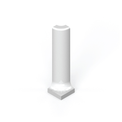 [SC06SC01] 6" shoulder cove base - outside corner