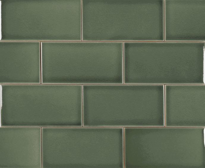 Crackle Hunter Green | Subway Ceramics
