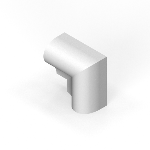 [SC11PS07] 2" x 2"  smooth top P-cap molding - frame outside corner