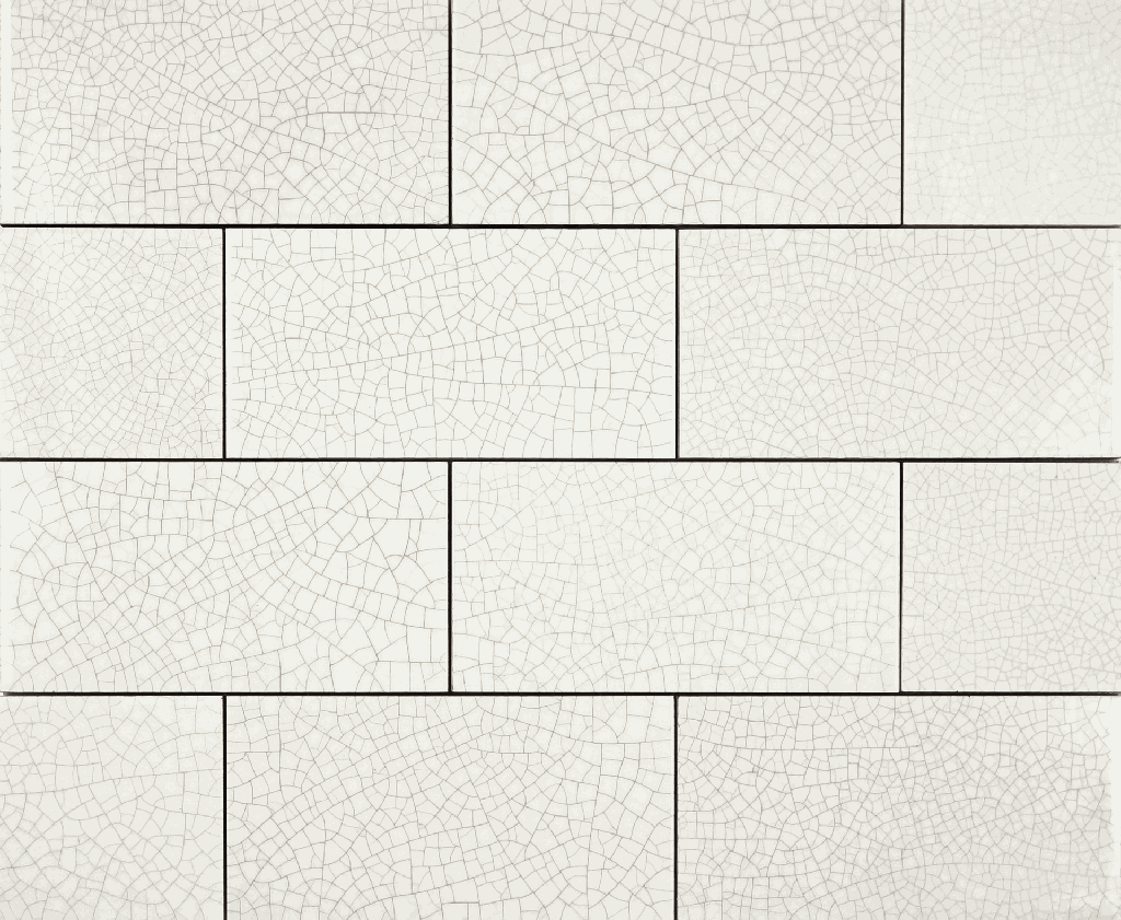 .︎︎⟡* Crackle Victorian White | Subway Ceramics