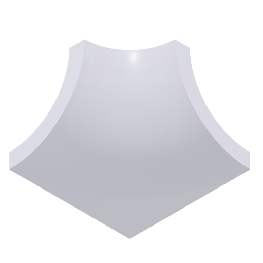 [SC15QC02] Series 15 - quarter cove - inside corner - standard radius