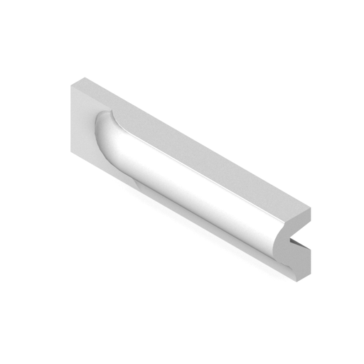 [SC16PC2L] 1-1/2" x 6" P-cap molding - end stop - left