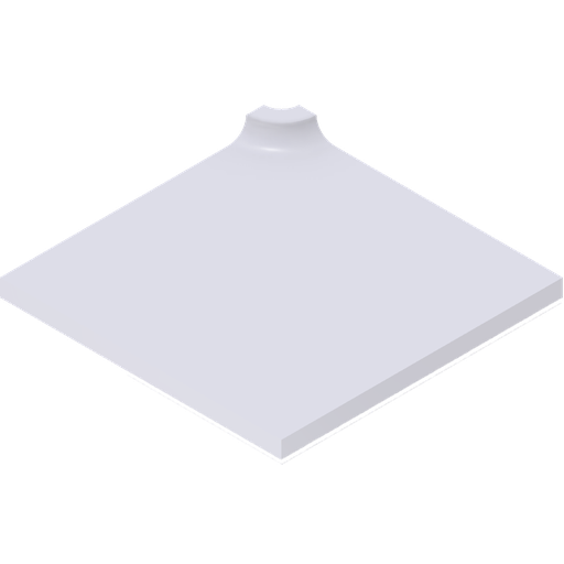 [SC66RO66] 6" x 6" radius out corner