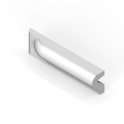 [SC16PC4L] 1-1/2" x 6" P-cap molding - bullnose end stop left
