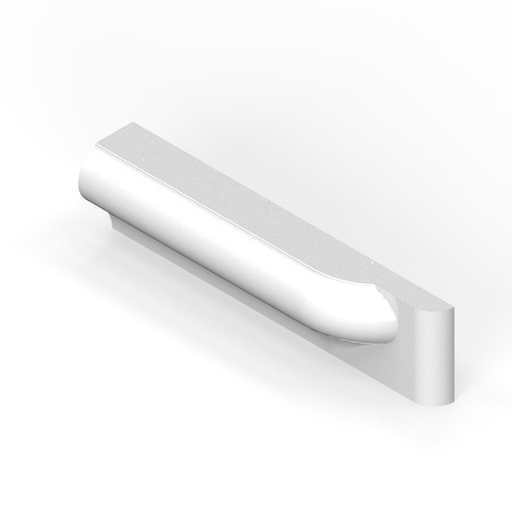 [SC16PC4R] 1-1/2" x 6" P-cap molding - bullnose end stop right